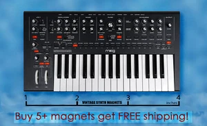 MOOG MUSE ONE DFAM Messenger Sirin Matriarch Minitaur Grandmother fridge magnet - Picture 1 of 29