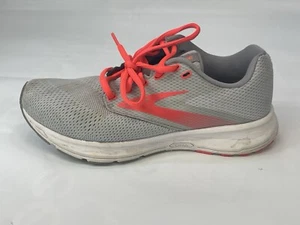 Brooks Range Running Sneaker, Women's Size 6.5 B, Gray/Orange 1203361B055 - Picture 1 of 7