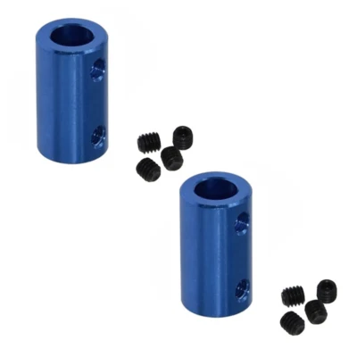 CHECKREALITY 2pcs 5mm To 8mm Aluminum Shaft Coupling Rigid Coupling Coupler Motor Connector