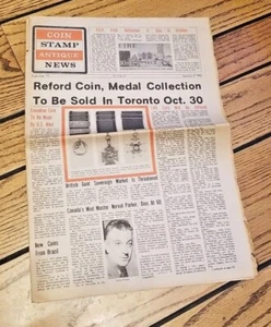 Coin, Stamp, Antique News - Vol 6 No 8 9/21/1968 NEWSPAPER 24 PGS ~ RARE FIND - Picture 1 of 11