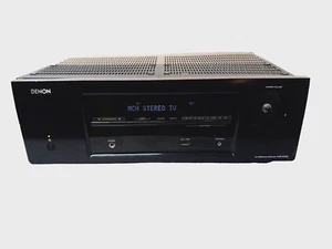DENON SURROUND RECEIVER AVR-E200 5.1 Channel 165 Watts Tested Working AS-IS - Picture 1 of 8