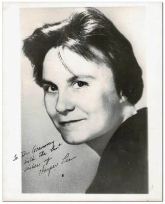 Harper Lee-ORIGINAL PHOTOGRAPHIC PORTRAIT (8x10")-1962-INSCRIBED-NEAR FINE COPY - Image 1 of 2