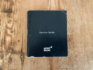 Used - Service guide  Instructions for use MONTBLANC Manual de uso - 11 x 9´5 cm - Imagen 1 de 3