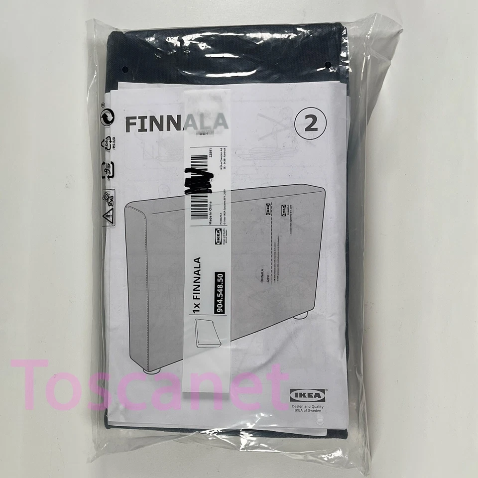 Ikea FINNALA ONLY Cover For Armrest Orrsta Black-blue 904.548.50 -