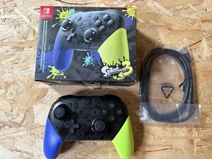 Nintendo Switch Pro Controller – Splatoon 3 Edition Boxed Excellent Condition - Picture 1 of 6