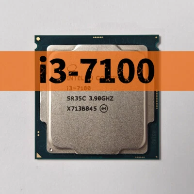 Intel Core i3-7100 SR35C 3.9GHz 2 Cores 4 Threads 3MB 51W LGA1151 CPU Processor - Image 1 of 3