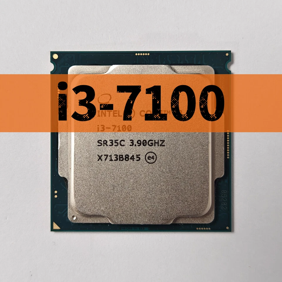 Intel Core i3-7100 SR35C 3.9GHz 2 Cores 4 Threads 3MB 51W LGA1151 CPU Processor - Image 1 of 3