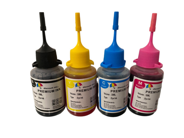 Las mejores ofertas en Tinta de impresora de inyección de tinta cian sin  marca recargas y kits