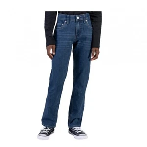 Levi's Boys' Youth 511 Slim Flex Stretch Jeans Tapered Leg Denim & Black - Picture 1 of 22
