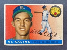 1955 Topps #4 Al Kaline (Tigers)    2nd YEAR CARD!    CENTERED!    GREAT COLOR!