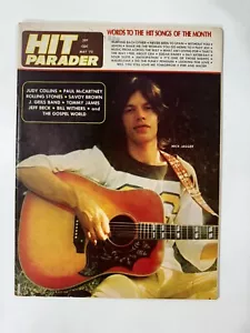 HIT PARADER May 1972 Mick Jager, Rolling Stones, Paul McCartney - Picture 1 of 3