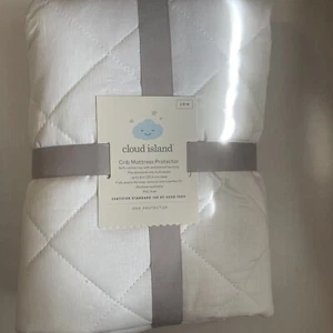 Cloud Island Waterproof Fitted Crib Toddler Mattress Protector New - Picture 1 of 4