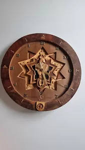 Grande Horloge En Bois La Montre Du Genie Donau - Imagen 1 de 12