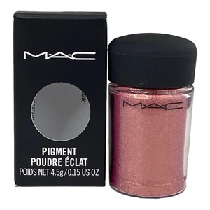 MAC Rose Pigment Glitter Loose Powder Eye Shadow Color W/Copper Sparkles NIB - Imagen 1 de 8