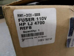 RM1-3131-000B 110V FUSER ASSEMBLY FOR HP LASERJET 4700 Q7503A - Picture 1 of 6