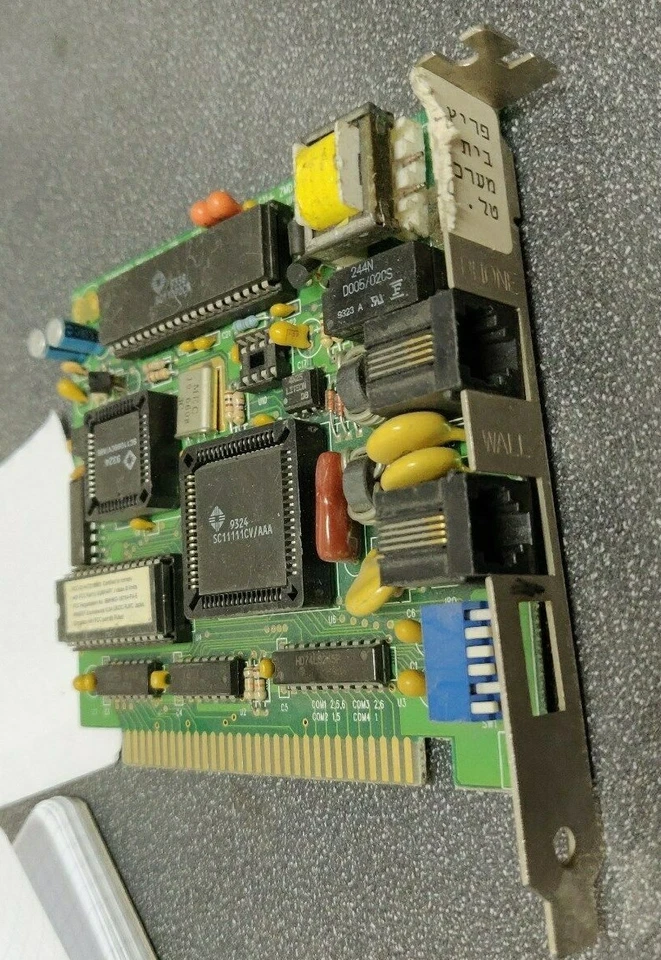 ZMODO ZX9624S2 Rev 1.01 / ZMD87328 ISA  FAX / Modem Card - Image 1 of 1