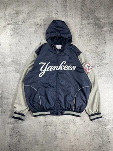 Vintage 90s MLB New York Yankees Genuine Merchandise Bomber Jacket Mens Size XL - Picture 1 of 9