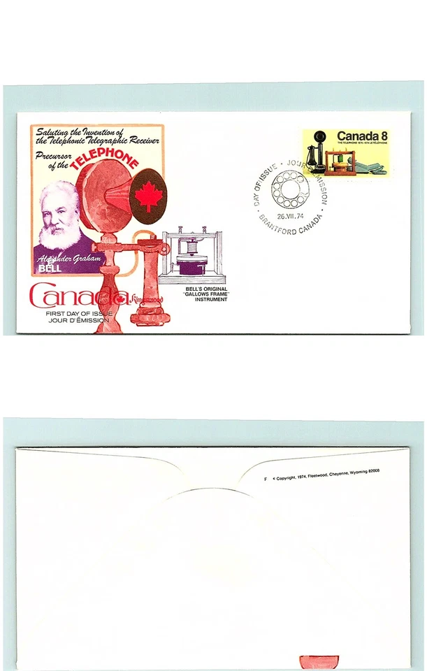 S01-4075, *TELEPHONE CENTENNIAL, CANADA FDC - Image 1 of 1