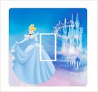 Cinderella and Disney castle - Light Switch Sticker vinyl cover skin decal - 37