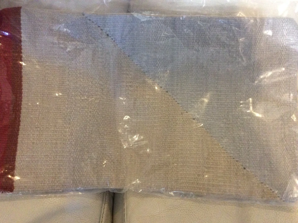 West Elm Crewel  Splice Colorfield Lumbar Pillow Cover Frost Gray NWT! 12x21 - Image 1 of 1