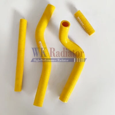 Mangueras de radiador de silicona para Suzuki RM125 RM 125 2001-2008 2002 2003 2004 amarillo Foto 1 de 4