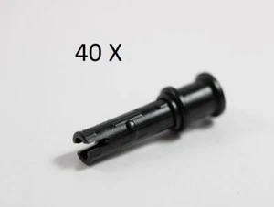 LEGO® Black Technic Pin 3L Friction Ridges Stop Bush [40Pieces] ID 32054 .... - Picture 1 of 12
