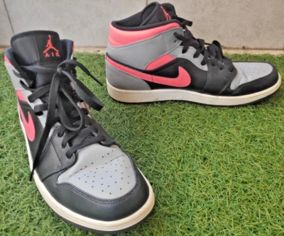 Nike Air Jordan 1 Mid Pink Shadow 554724-059 Men's US 11 UK 10 EU 45 — 第 1/4 张图片