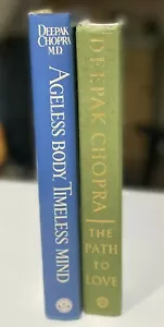 The Path to Love Ageless Body Mind Book & Hardcover Journal Deepak Chopra Bundle - Picture 1 of 10