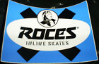 Vintage retro blue Roces aggressive recreation inline skate stickers  decals