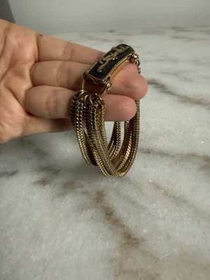 VTG HENRI BENDEL GOLD BRACELET Foto 1 de 4