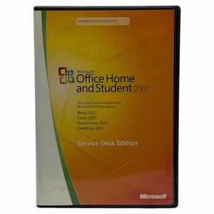 Microsoft Office Home and Student 2007 Service Desk Edition w/ Product Key - Picture 1 of 4