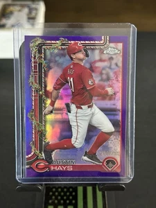 Topps Holiday 2025 cromo Austin Hays púrpura/299 #HC67 Cincinnati Reds - Imagen 1 de 2