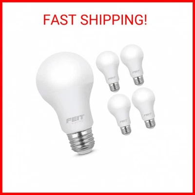 Feit Electric A19 LED Light Bulbs, 40W Equivalent, Non Dimmable, 450 Lumens, E26 - Image 1 of 2