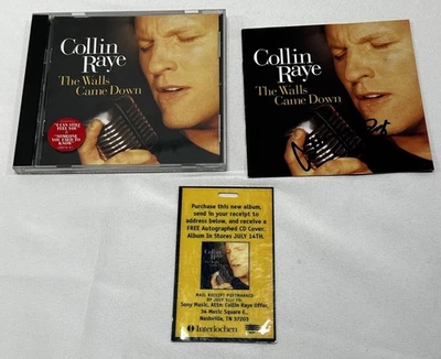 Walls Came Down by Collin Raye (CD, 1998) - Autographed w/ COA - Image 1 of 4