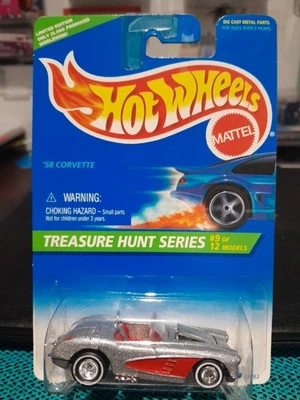 HOT WHEELS 1996 TREASURE HUNT 58 CORVETTE  - image 1 of 3