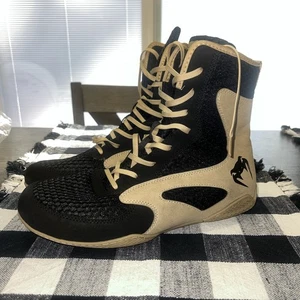 Zapatos de Boxeo Venum Contender Negros/Arena Ligeros 04598 Para Hombre EE. UU. 11.5 - Imagen 1 de 13