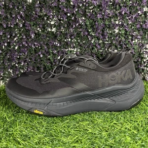 Hoka One One Transport GORE-TEX Womens Size 10.5B Black Hiking Running Shoes - Imagen 1 de 10