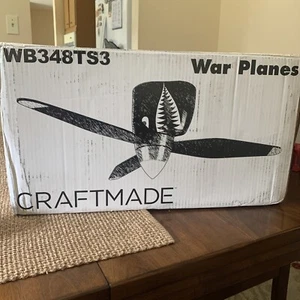 Craftmade Tiger Shark Tiger Shark 48" 3 Blade Indoor Ceiling Fan - Tiger Shark - Picture 1 of 3