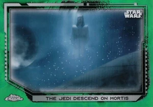 Star Wars 2021 Chrome Legacy (#103) tarjeta paralela refractor verde #33/50 - Imagen 1 de 2
