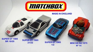 MATCHBOX VARIOS SUPER GT 1985 - MINI HA HA Nº 14 1975 HOT WHEELS VINTAGE - Imagen 1 de 13