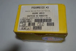 ^^ GARLOCK PACKMASTER #3 41603-1024 3/8" .05 LB SQUARE BRAID NEW IN BOX (LAU2) - Picture 1 of 3