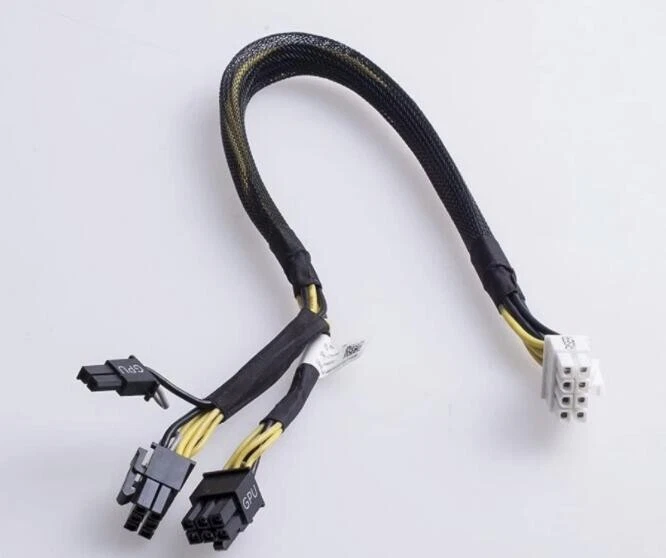 8PIN TO 6+8PIN GPU POWER CABLE FOR DELL  R720/R730 J30DG N08NH 9H6FV 35cm - Image 1 of 1
