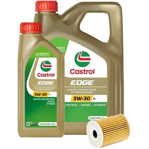 5 LITRI OLIO MOTORE CASTROL EDGE FST 5W30 5-30 LL + FILTRO OLIO OMAGGIO - Imagen 1 de 9