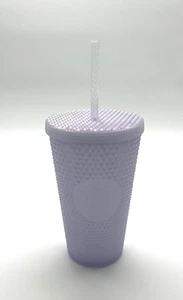 New Starbucks Studded Tumbler Holiday 2021 Iced Lilac 16oz Grande Cold Cup - Picture 1 of 4