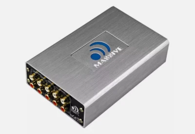 Procesador/ecualizador de señal digital Massive Audio DSP1 con amplificador de 4 canales de audio incorporado para automóvil Foto 1 de 3