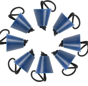 8PCS Silicone Kayak Scupper Plug Canoe Drain Holes Stopper 3/4" to 1.5" - Picture 1 of 10
