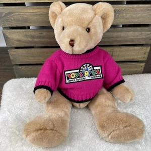 TIMES SQUARE Teddybär Toys R Us rosa Pullover Stofftier Alley Plüsch NYC - Bild 1 von 7
