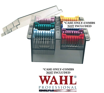 Wahl Clipper 5 en 1 HOJA o ACCESORIO/PEINE GUÍA ESTUCHE DE ALMACENAMIENTO Organizador Foto 1 de 4
