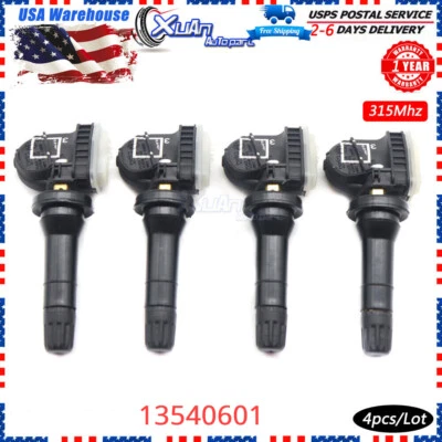 NEW (4) 13540601 for GMC Chevy Buick Cadillac 2023 TPMS Tire Pressure Sensor - Image 1 of 4