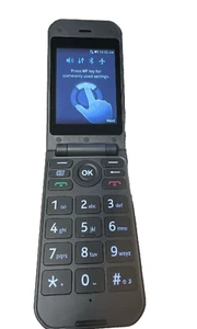 Cingular Flex EA211101 4GB Android Phone - Charcoal AT&T Network Only Excellent - Afbeelding 1 van 6